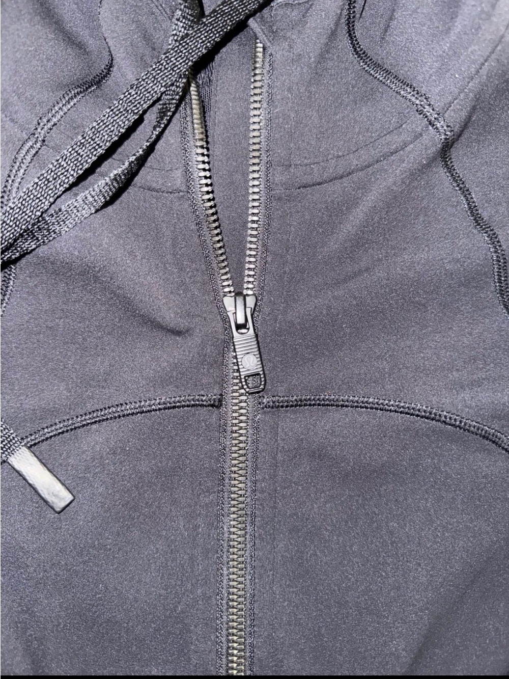 lululemon athletica Black Full-Zip Hooded Jacket - Picture 2 of 4